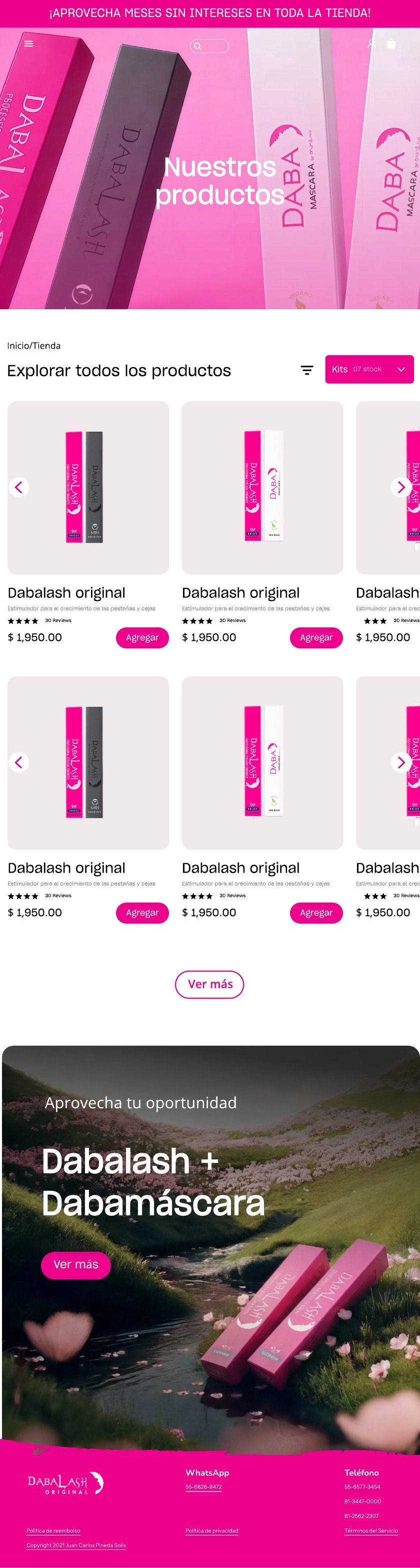 Dabalash — colección móvil